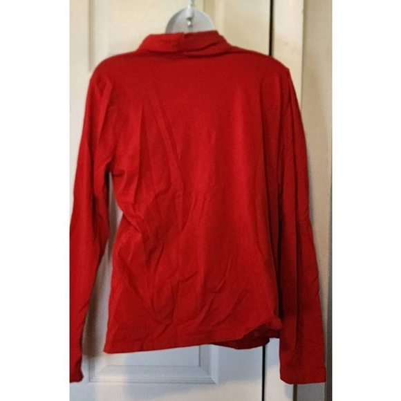 Christopher & Banks Red Turtle Neck - Picture 4 of 4